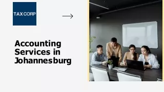 Accounting services In Johannesburg