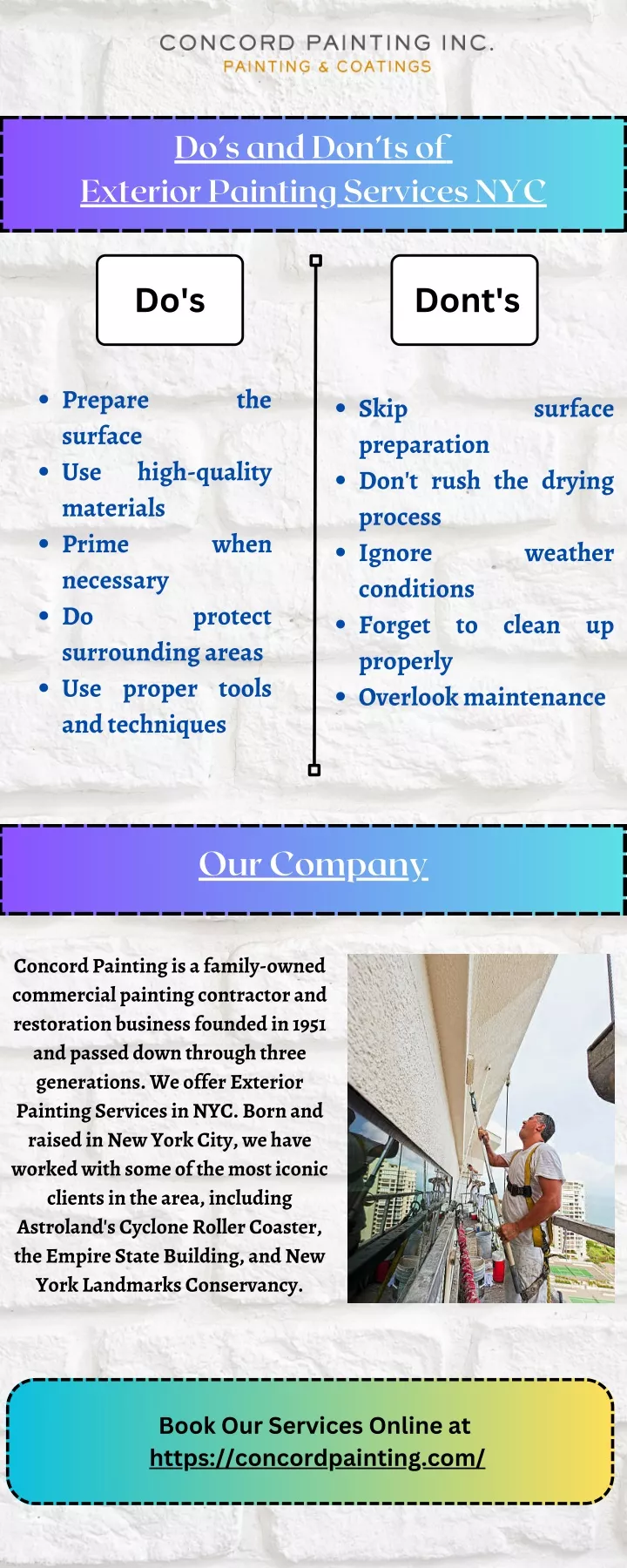 do s and don ts of exterior painting services nyc