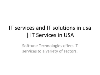IT Services & Software development