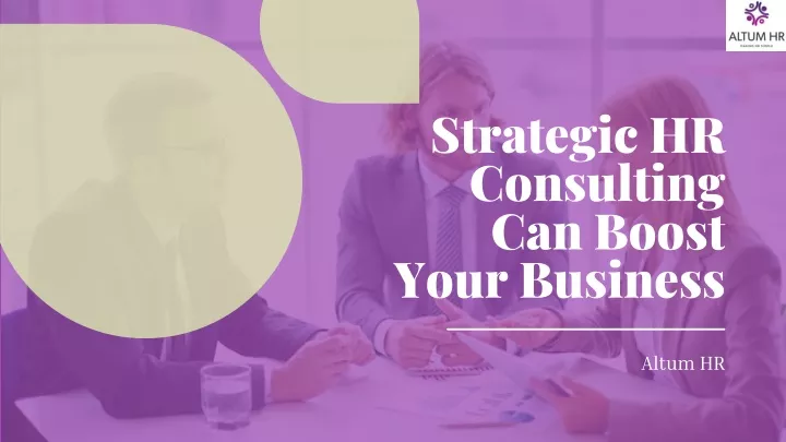 strategic hr consulting can boost your business