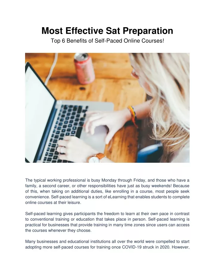 most effective sat preparation top 6 benefits