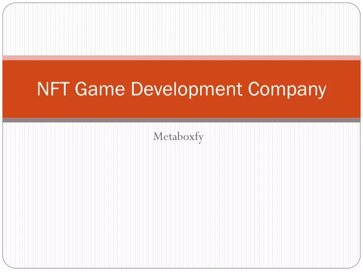 nft game development company