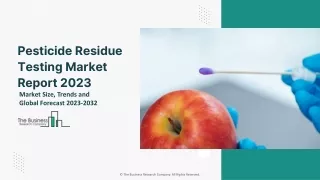 pesticide residue testing market report 2023