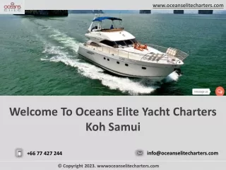 Boat Rental Koh Samui