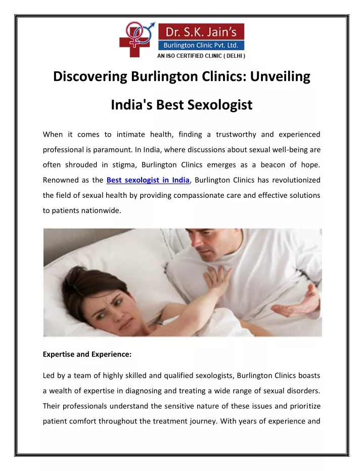 discovering burlington clinics unveiling