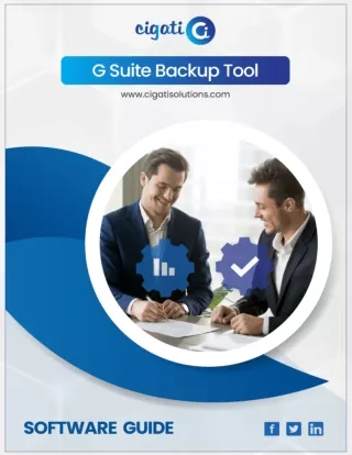 G Suite Backup Tool Full Guide