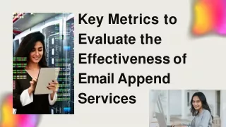 Key Metrics to Evaluate the Effectiveness of Email Append Services