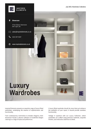 Luxury Fitted Wardrobes Showroom in London