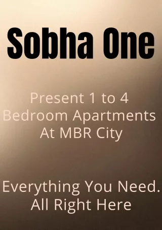 sobha one
