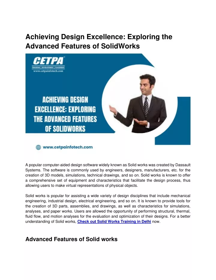 achieving design excellence exploring