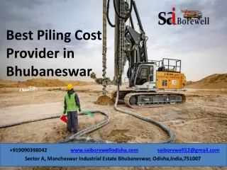 Piling cost in Bhubaneswar