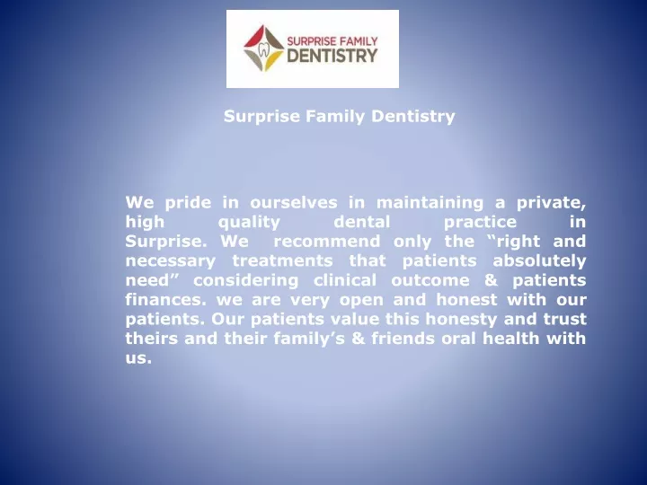 surprise family dentistry