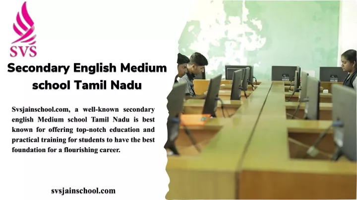 secondary english medium school tamil nadu