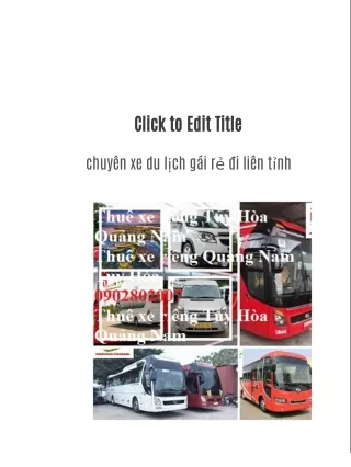 Thuê xe Quảng Nam đi Tuy Hòa