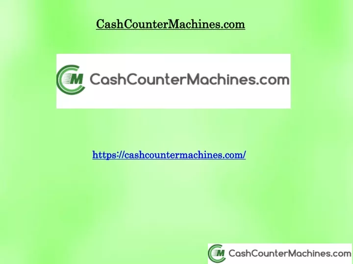 cashcountermachines com