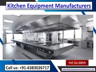 Kitchen Equipment Manufacturers Chennai, Nellore, Trichy, Pondicherry, Madurai