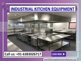 Industrial Kitchen Equipment Chennai, Nellore, Trichy, Pondicherry, Madurai