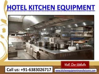 Hotel Kitchen Equipment Chennai, Nellore, Trichy, Pondicherry, Madurai