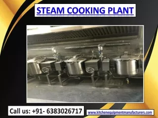 Steam Cooking Plant Chennai, Nellore, Trichy, Pondicherry, Madurai