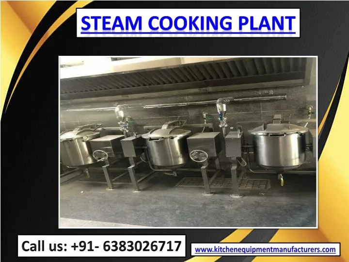 steam cooking plant