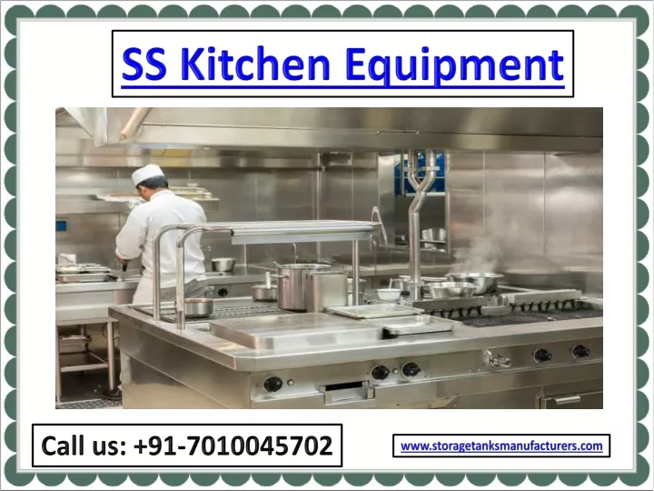 ss kitchen equipment