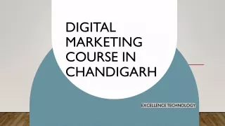 Digital marketing Course in chandigarh new