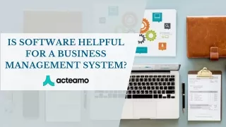 Is Software helpful for a Business management system