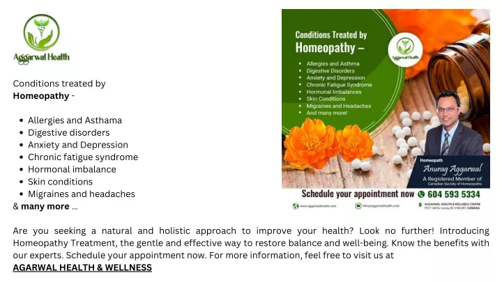 conditions treated by homeopathy