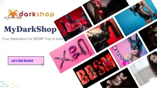 MyDarkShop - India's Premier Online BDSM Toy Store