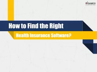 health insurance software