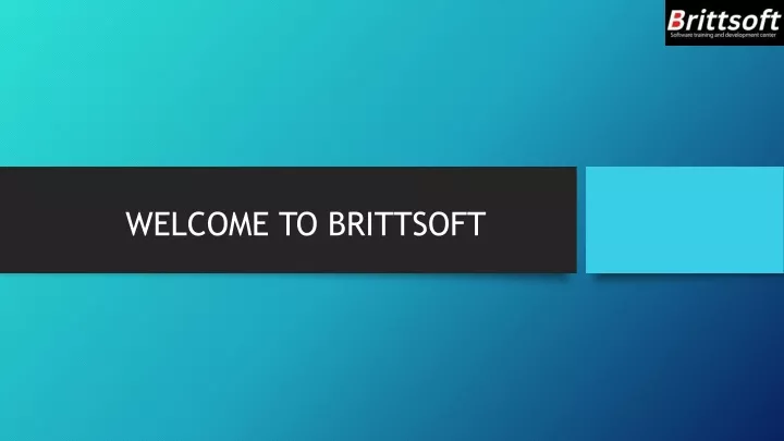 welcome to brittsoft