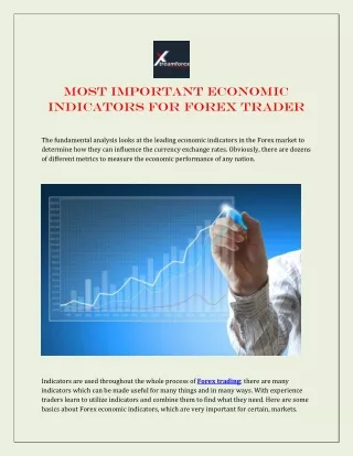 Most Important Economic Indicators for Forex Trader