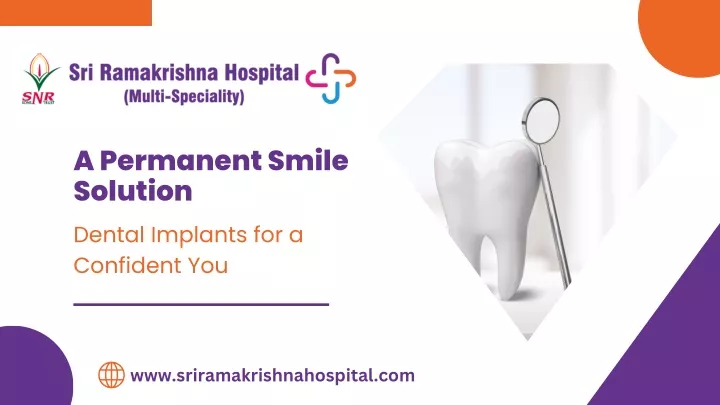 a permanent smile solution dental implants