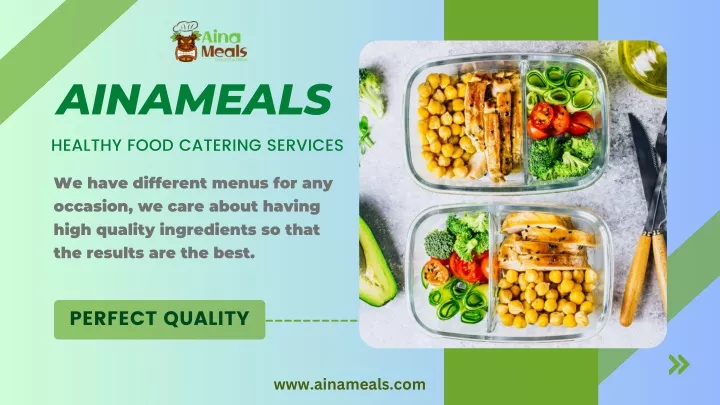 ainameals healthy food catering services