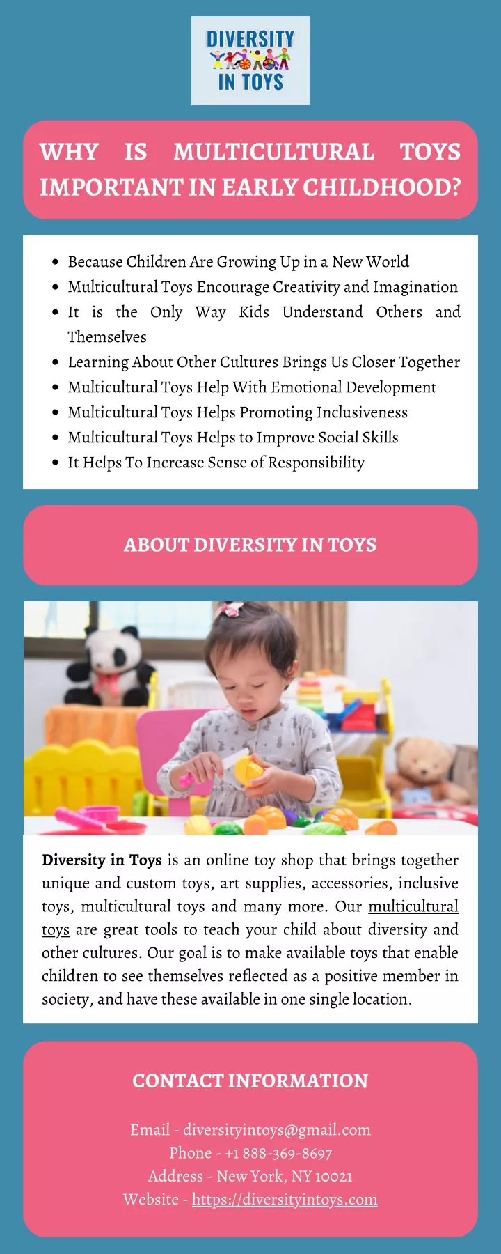 why is multicultural toys important in early