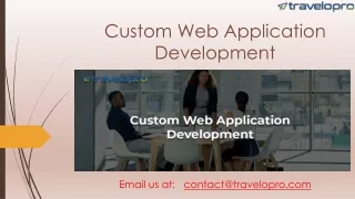 custom web application development