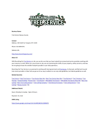 Tree Service Nassau County