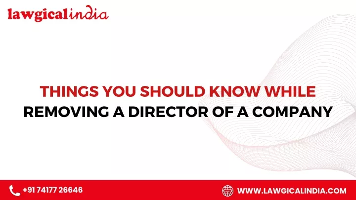 things you should know while removing a director