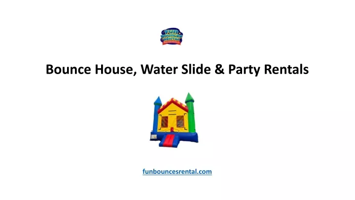 bounce house water slide party rentals funbouncesrental com