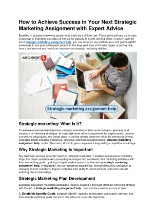 how to achieve success in your next strategic