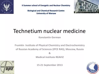 2013-Tc Nuclear medicine German Warsaw