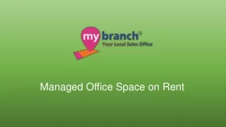 Managed Office Space on Rent