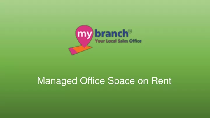 managed office space on rent