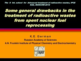 2018-Technetium as a point  for Drawbacks in Nuclear Fuel Cycle