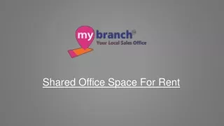 Shared Office Space for Rent