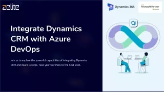 Case Management Tool Integrate Dynamics 365 CRM to Azure DevOps