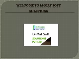 Job Oriented Courses With Placement | LI-MAT Soft Solutions