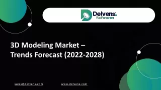 3d modeling market trends forecast 2022 2028