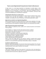 Trade License Registration(A Comprehensive Guide for Businesses) - slide 1