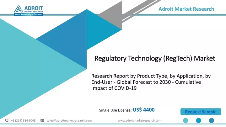 regulatory technology regtech market